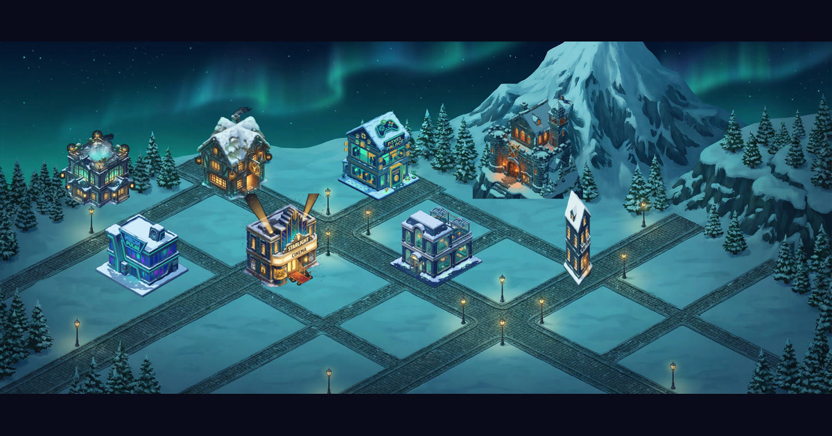 ChiffTown town map — the interactive navigation view